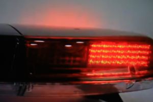 Flashing ambulance lights for emergencies