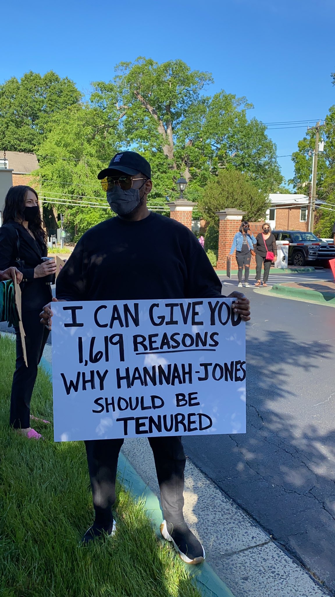 UNC Chapel Hill Nikole Hannah-Jones Protests