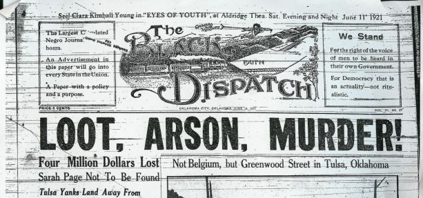 The Black Dispatch Front Page, June 10, 1921