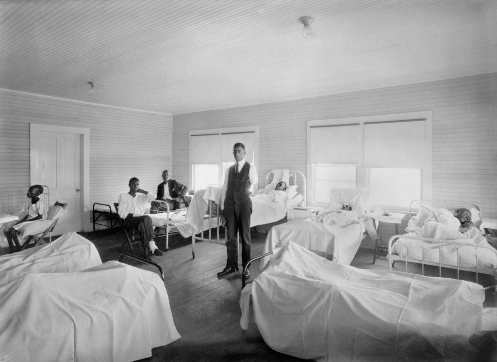 Patients recovering from Effects of Race Riot of June 1st,, American Red Cross Hospital, Tulsa, Oklahoma, USA, American National Red Cross Photograph Collection, November 1921