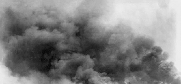 Billowing Smoke during Race Riots, Tulsa, Oklahoma, USA, Alvin C. Krupnick Co., June 1921