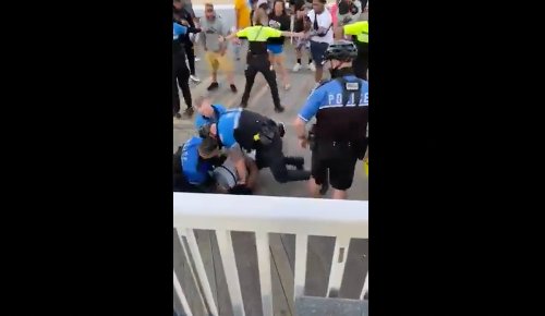 Violent arrest after vaping violation