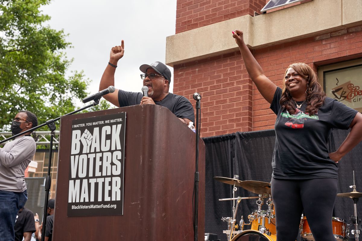 Black Voters Matter Bus caravan