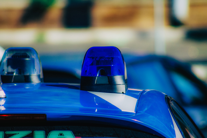 Close-Up Of Police Car, Roger Fortson