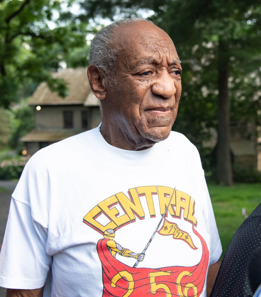 Bill Cosby Comes Out Of His Home To Talk To The Press With His Attorneys After Being Released From Prison In Pennsylvania