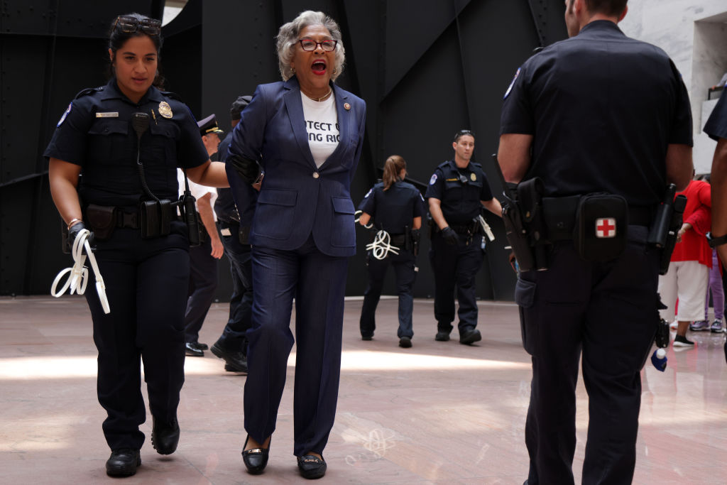 Activists Demonstrate Against State Level Republicans Trying To Pass Restrictive Voting Rights Laws