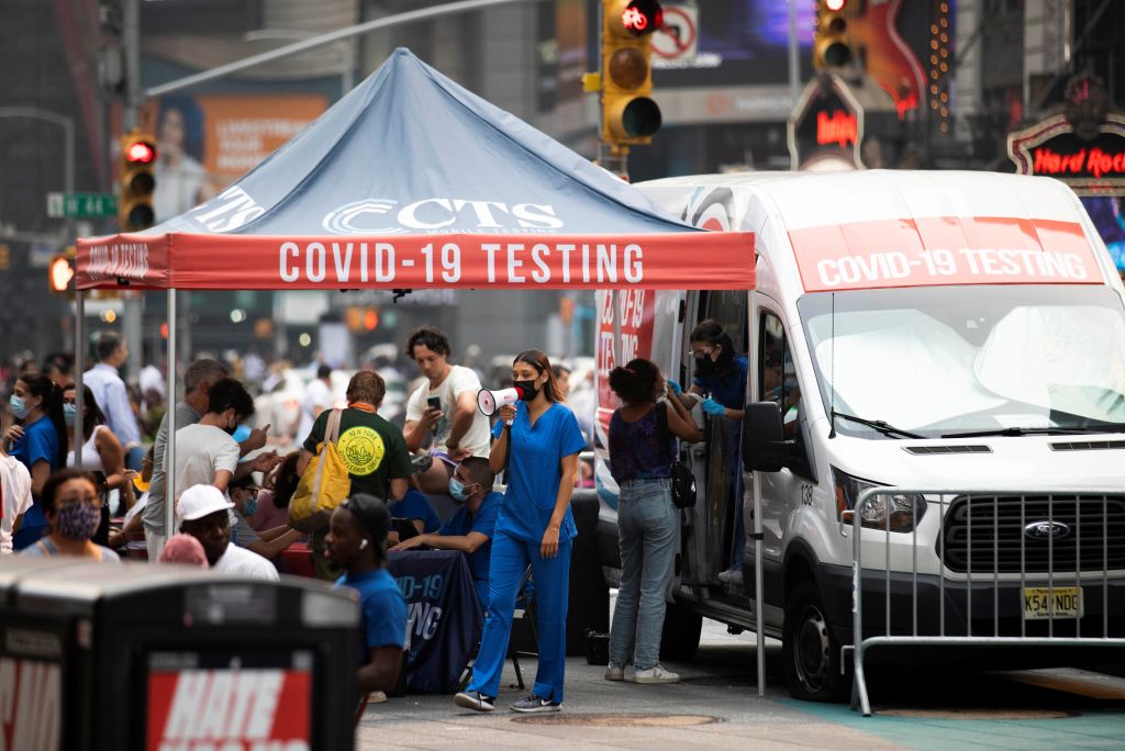 U.S.-NEW YORK-COVID-19 CASES-SURGING