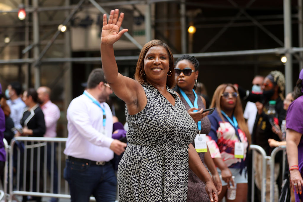 New York Holds Ticker Tape Parade For Covid-19 Heroes