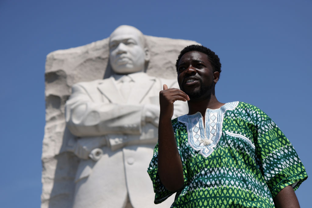 Activists Join Freedom Friday March At MLK Memorial In Washington, DC