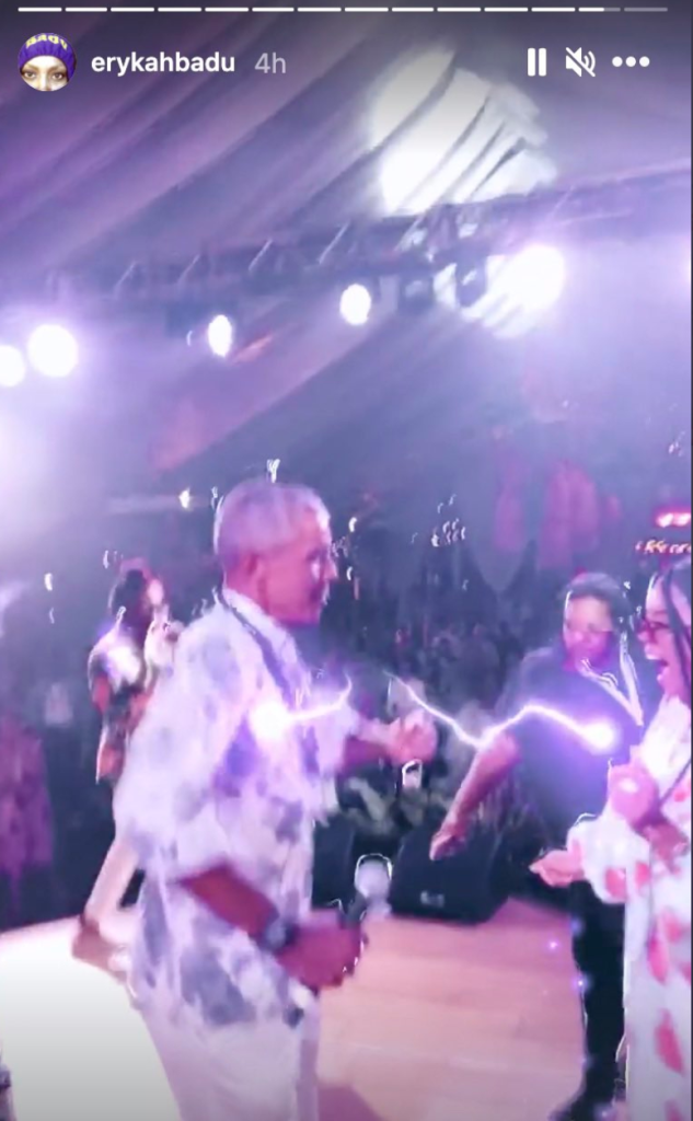 Erykah Badu Posts Video Of Obama Dancing At His 60th Birthday Party In Martha’s Vineyard