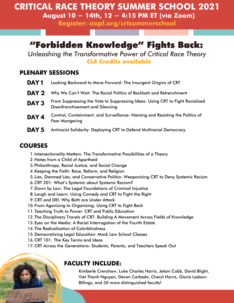 Critical Race Theory - Summer School