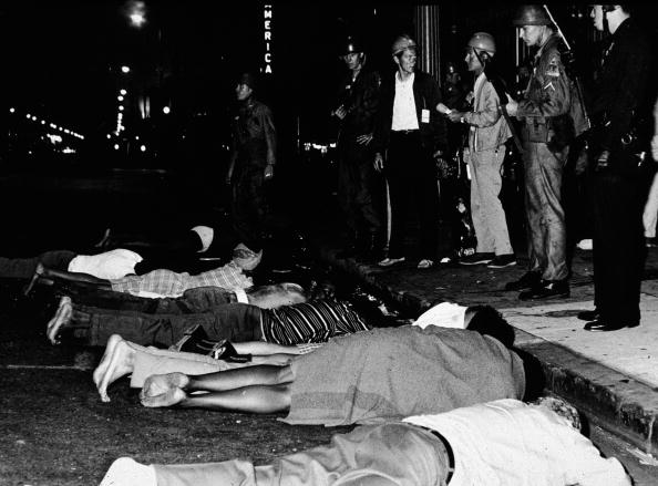 Watts Rioters And Police