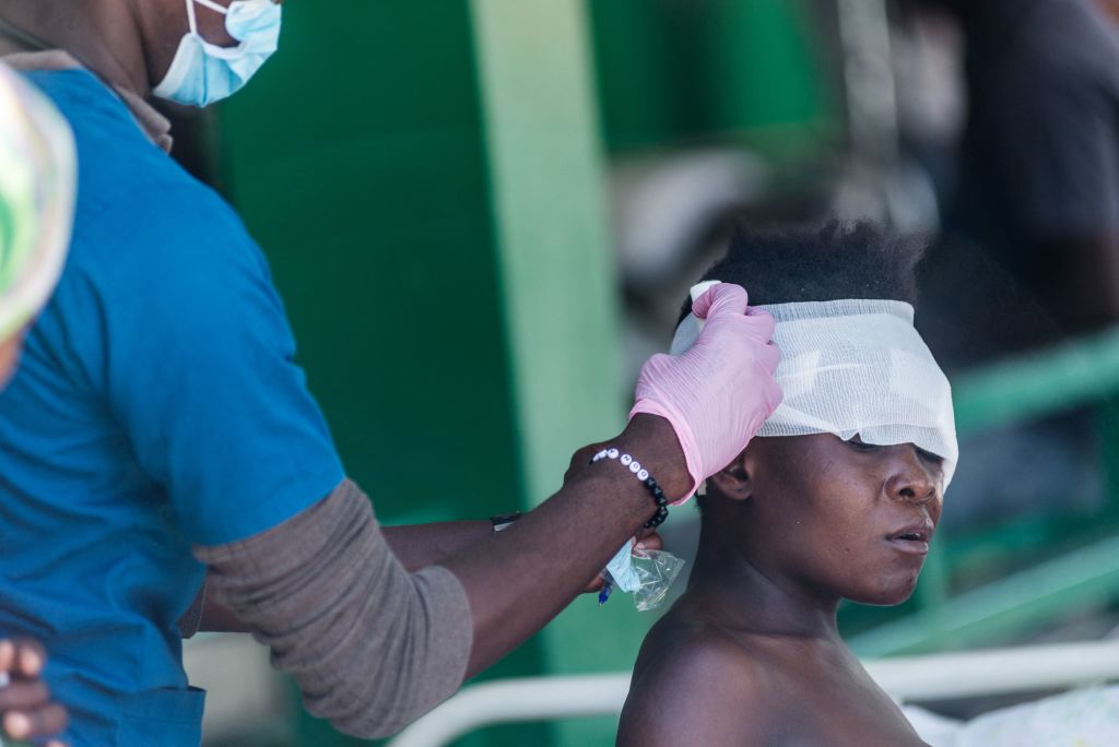TOPSHOT-HAITI-EARTHQUAKE
