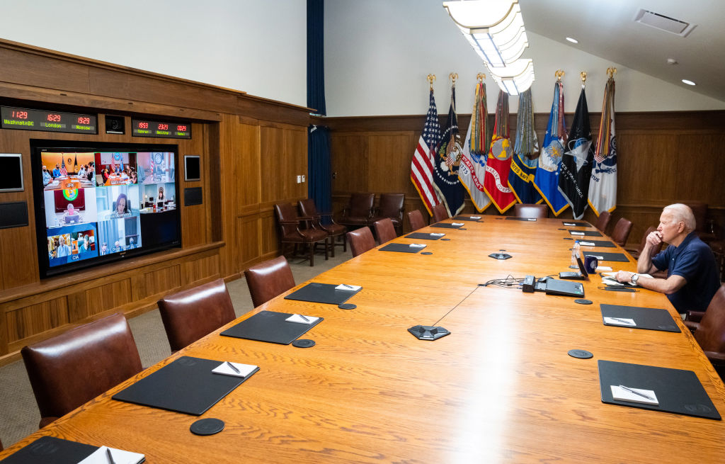 Biden Meets With Officials On Afghanistan