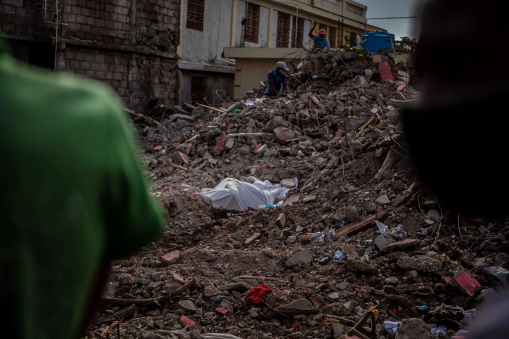 Rescue Work And Humanitarian Aid Continue In Haiti After 7.2 Quake And Tropical Storm