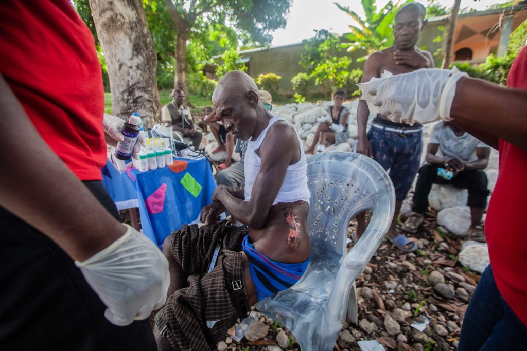 Rescue Work And Humanitarian Aid Continue In Haiti After 7.2 Quake And Tropical Storm