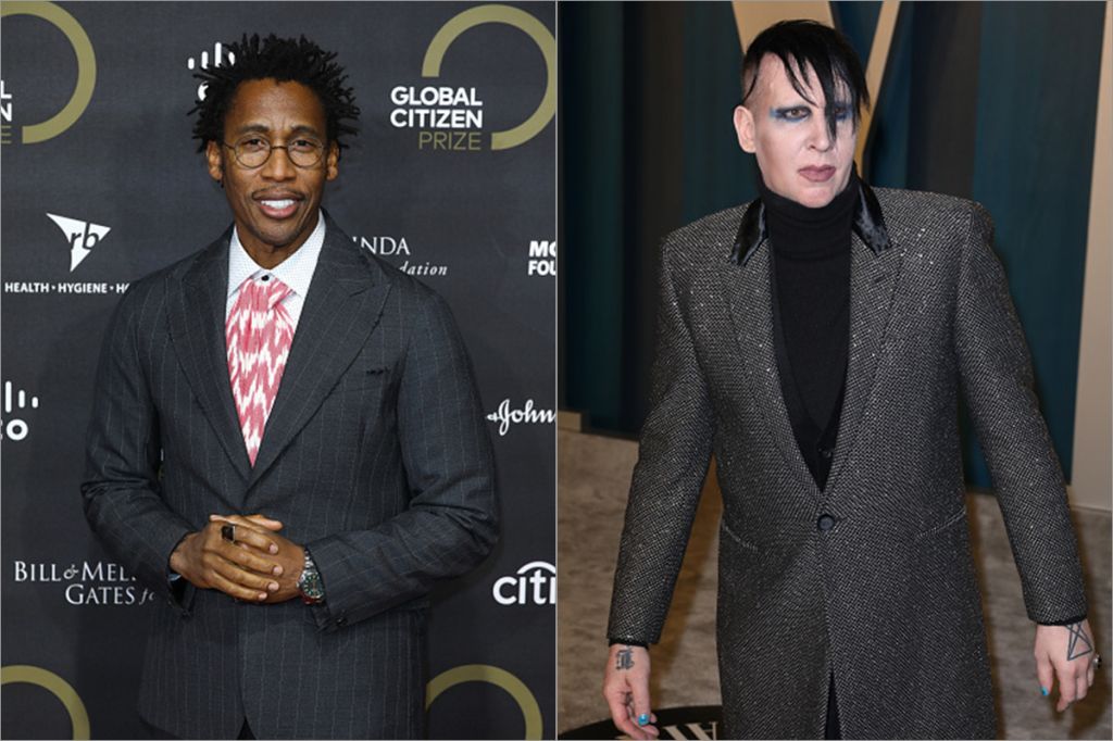 Raphael Saadiq and Marilyn Manson