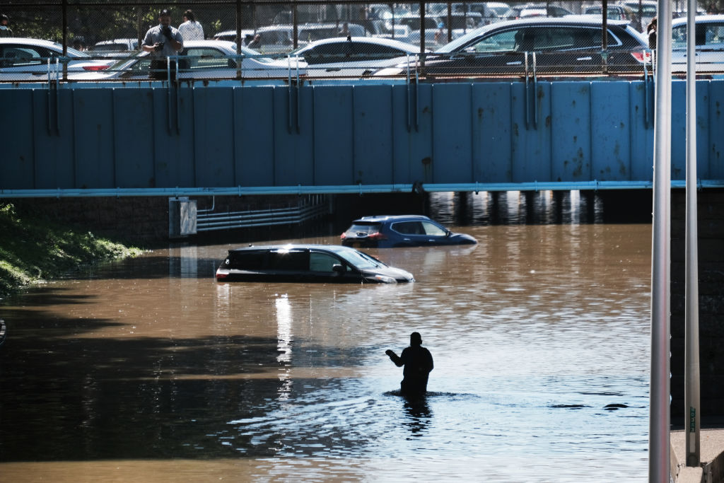Remnants Of Hurricane Ida Move Through Northeast Causing Widespread Flooding