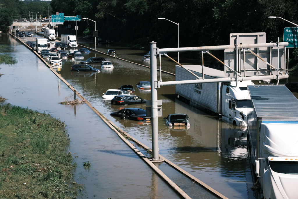 Remnants Of Hurricane Ida Move Through Northeast Causing Widespread Flooding