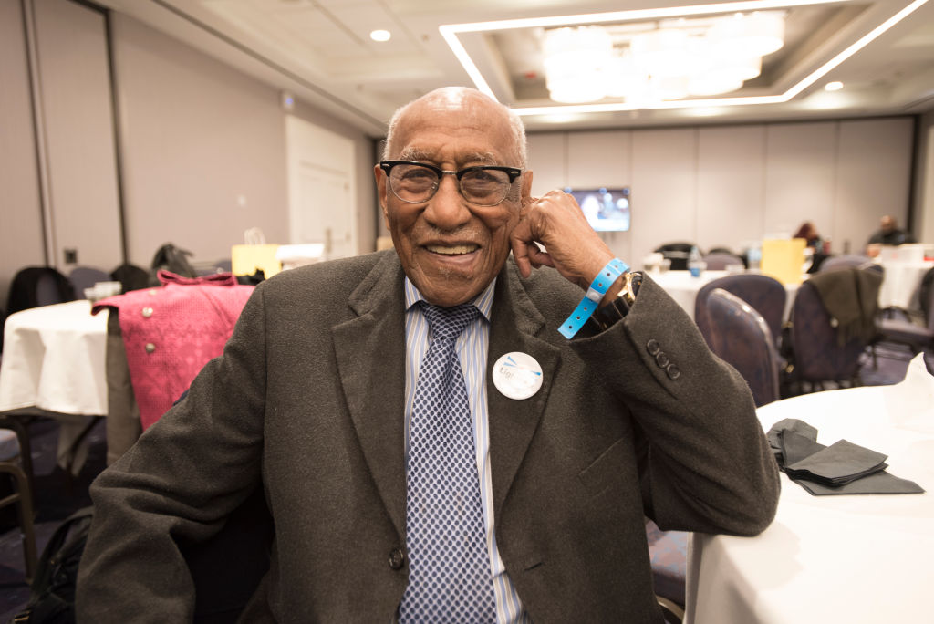 Portrait Of Timuel Black At Hilton Chicago