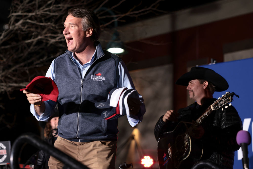 Glenn Youngkin Campaigns Ahead Of Next Week's Gubernatorial Election