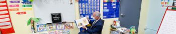 Senator Bob Casey Visits Pre-K Students At YMCA In Reading Pennsylvania