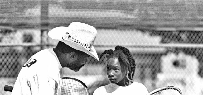 Richard & Venus Williams On Compton Tennis Court