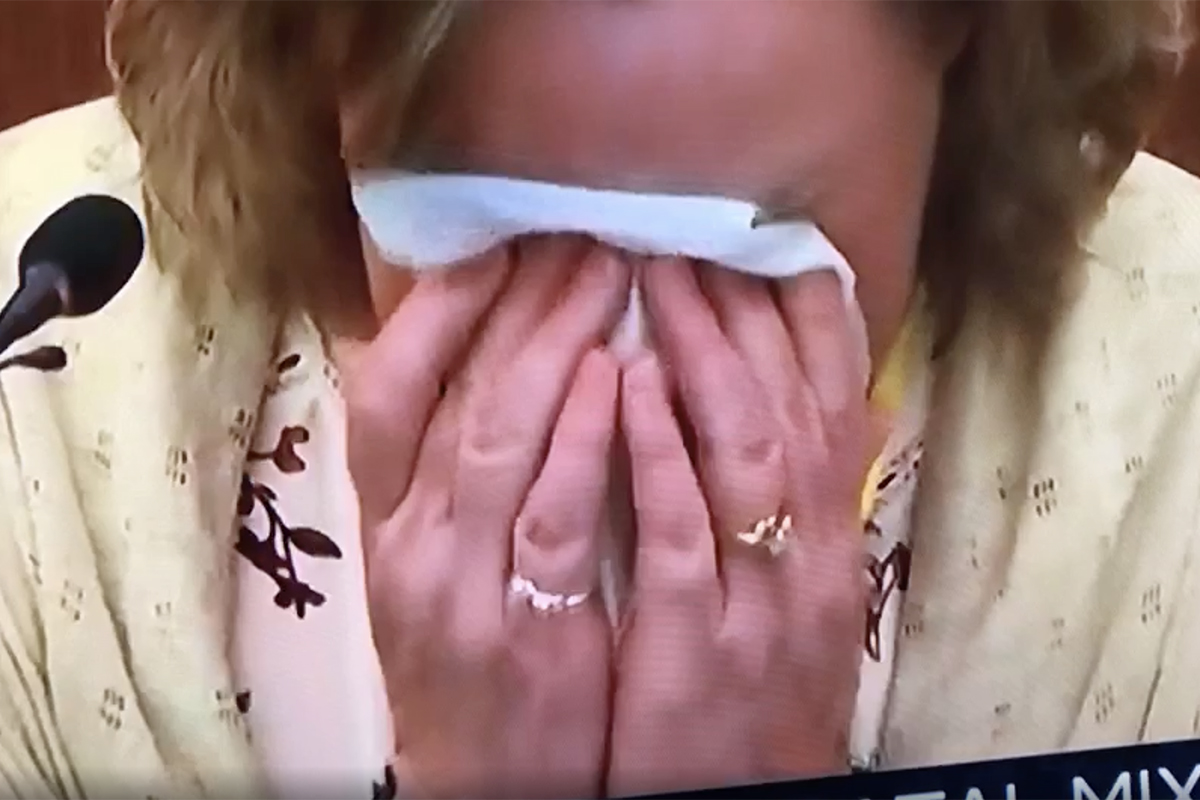 Kim Potter using "white tears" during her manslaughter trial for killing Daunte Wright