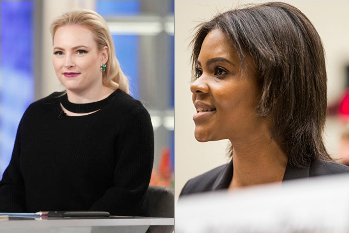 Meghan McCain and Candace Owens