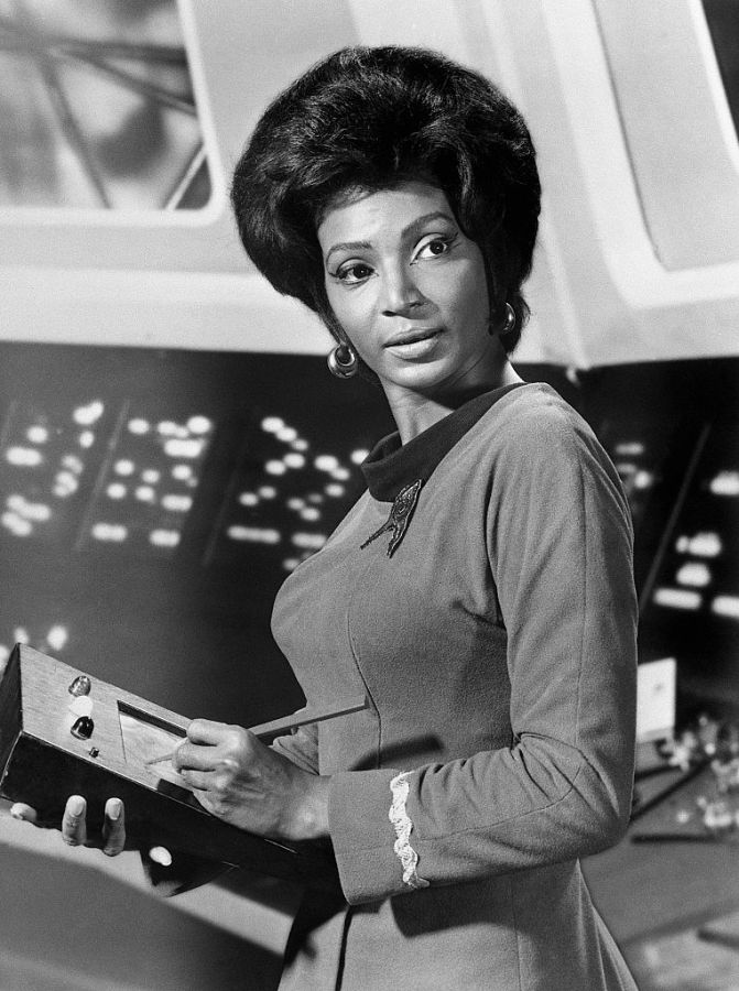 Nichelle Nichols as Lt. Uhura