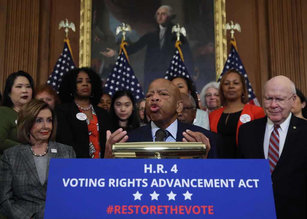 Democratic Lawmakers Speak To The Press On Voting Rights Advancement Act