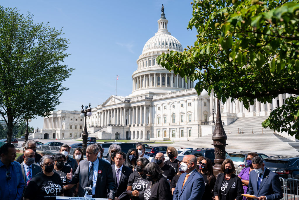 Texas State Legistors in DC on Voting Rights
