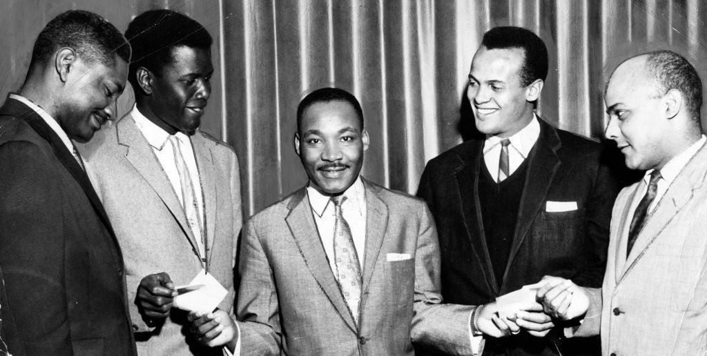 MLK Poses With Others