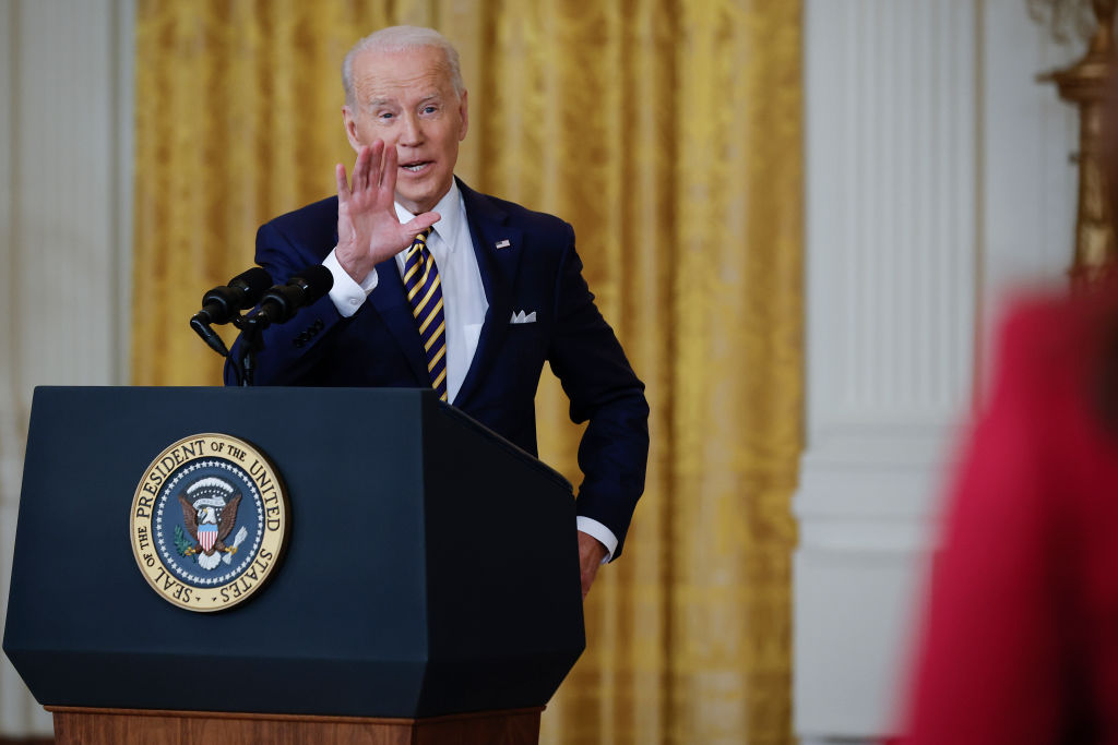 President Biden Holds A Press Conference At The White House