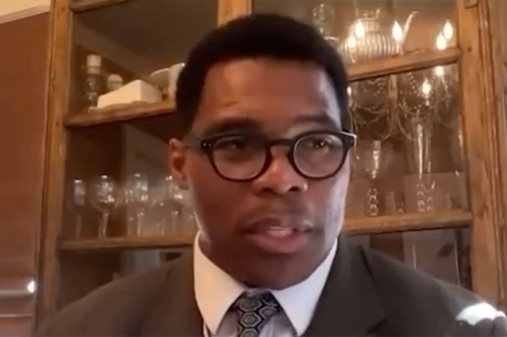Herschel Walker discussing infrastructure bill