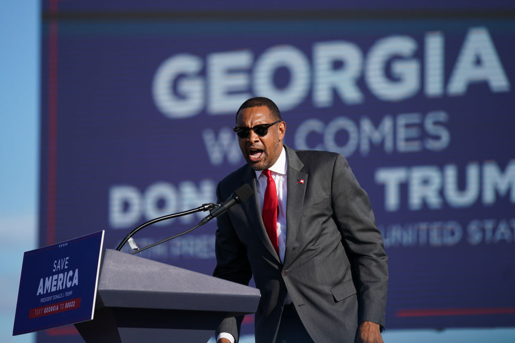 Former President Trump Holds Rally In Perry, Georgia