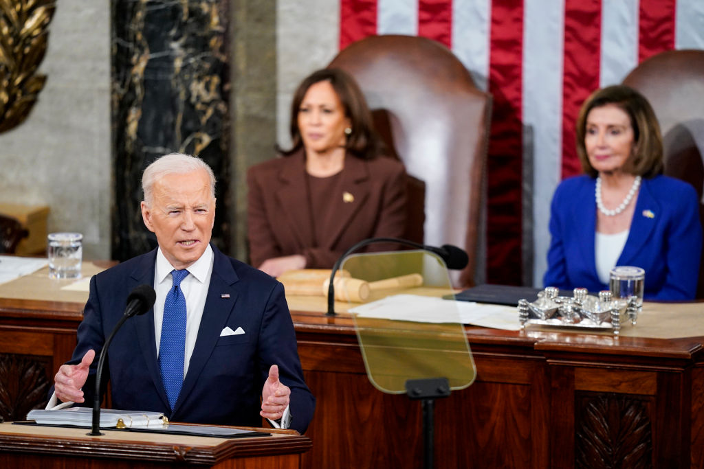 President Biden Delivers His First State Of The Union Address To Joint Session Of Congress