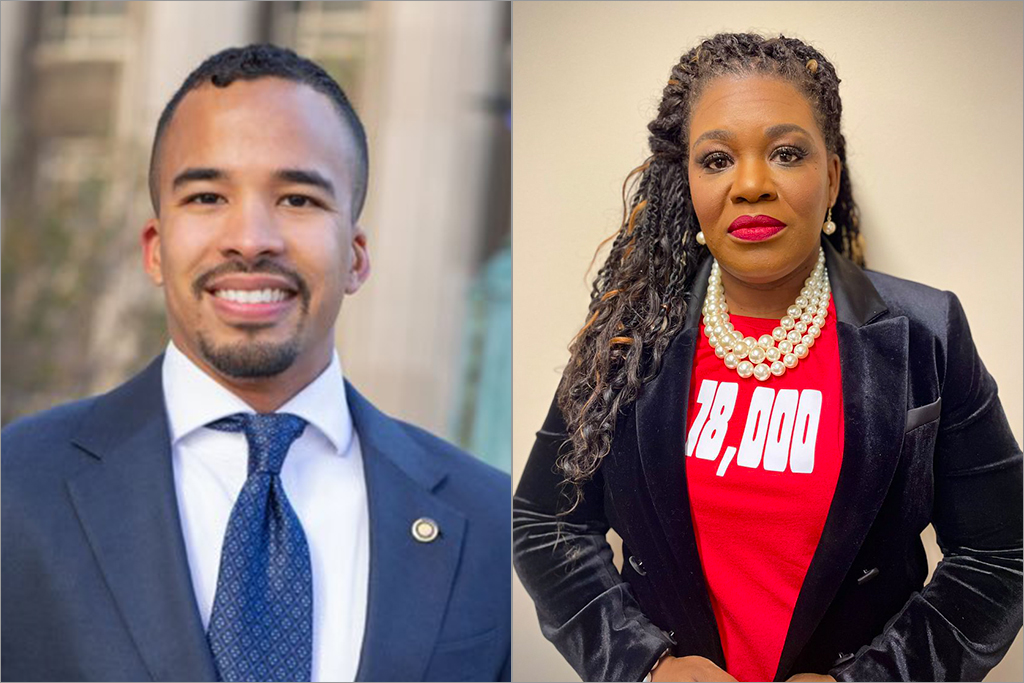 Missouri Congresswoman Cori Bush and State Sen. Steven Roberts