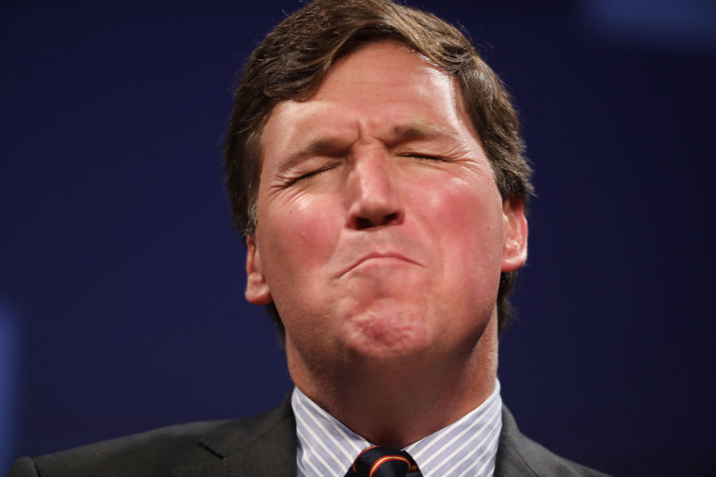 Fox News Host Tucker Carlson Appears At National Review Ideas Summit