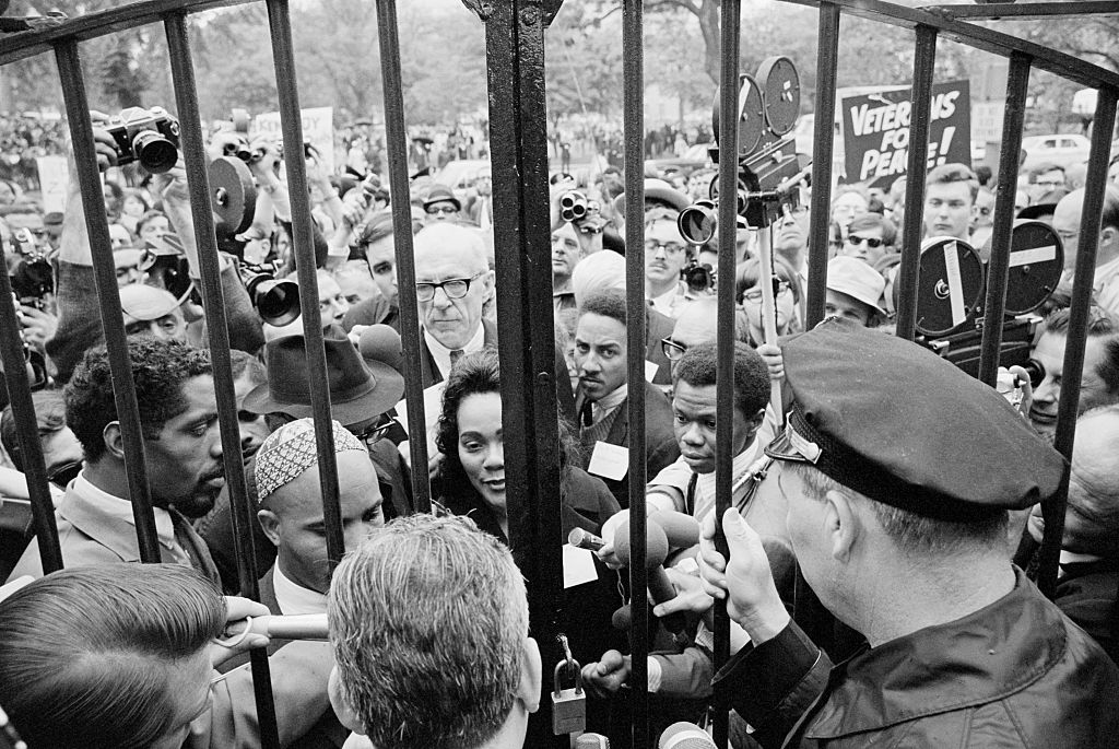 Anti-War Protesters at White House Gate