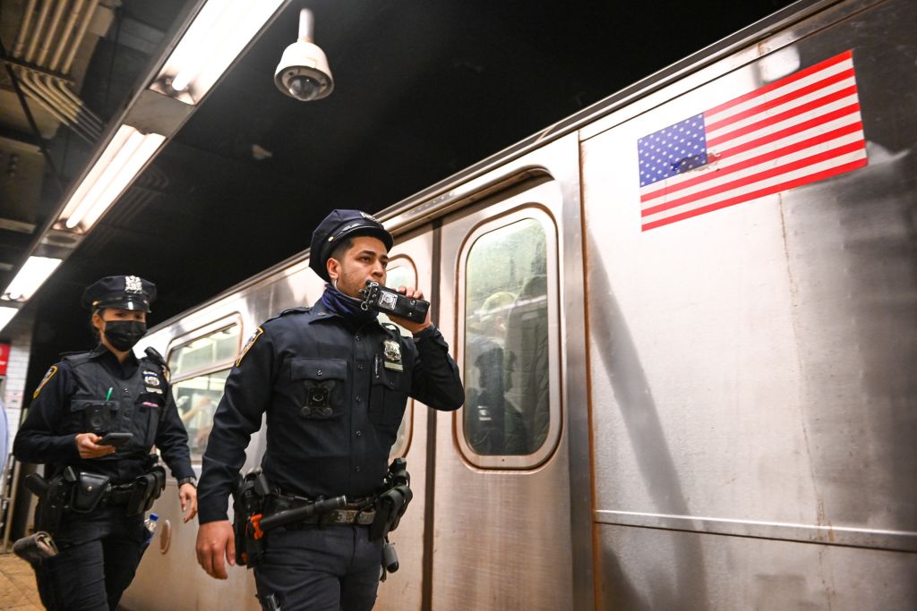 NYPD Increases Security In Subway Stations After Brooklyn Shooting