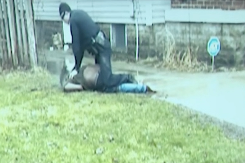 Patrick Lyoya Grand Rapids police shooting video screenshots