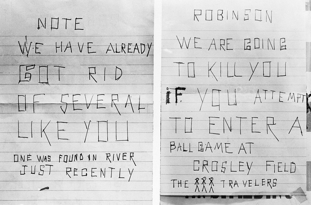 Copy of the "Poison Pen" Letter to Warren Giles
