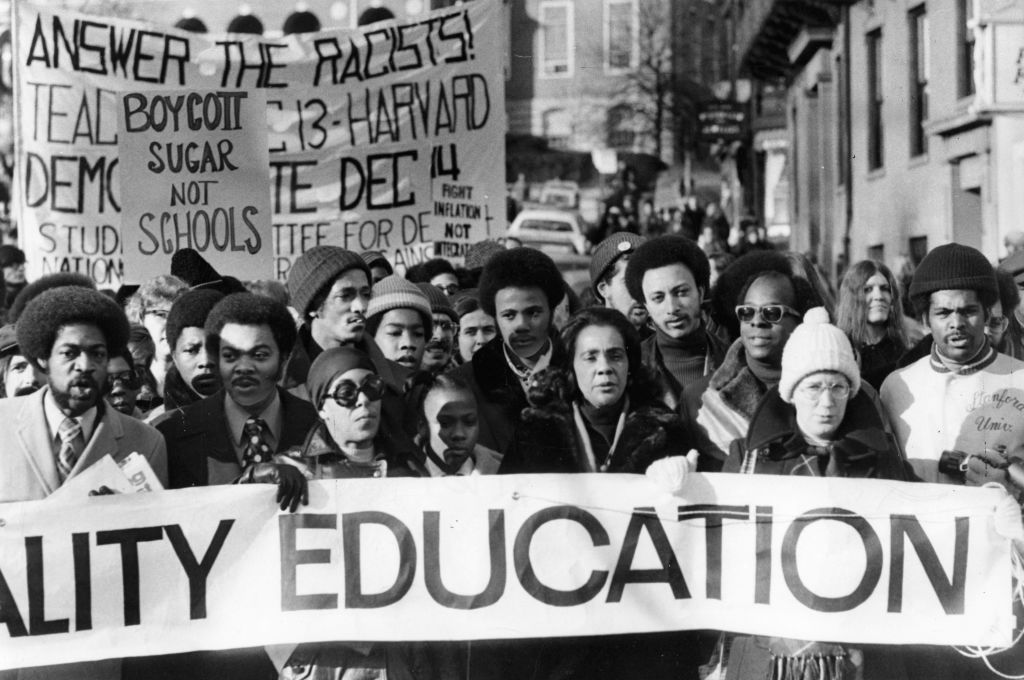 Desegregation Rally In Boston