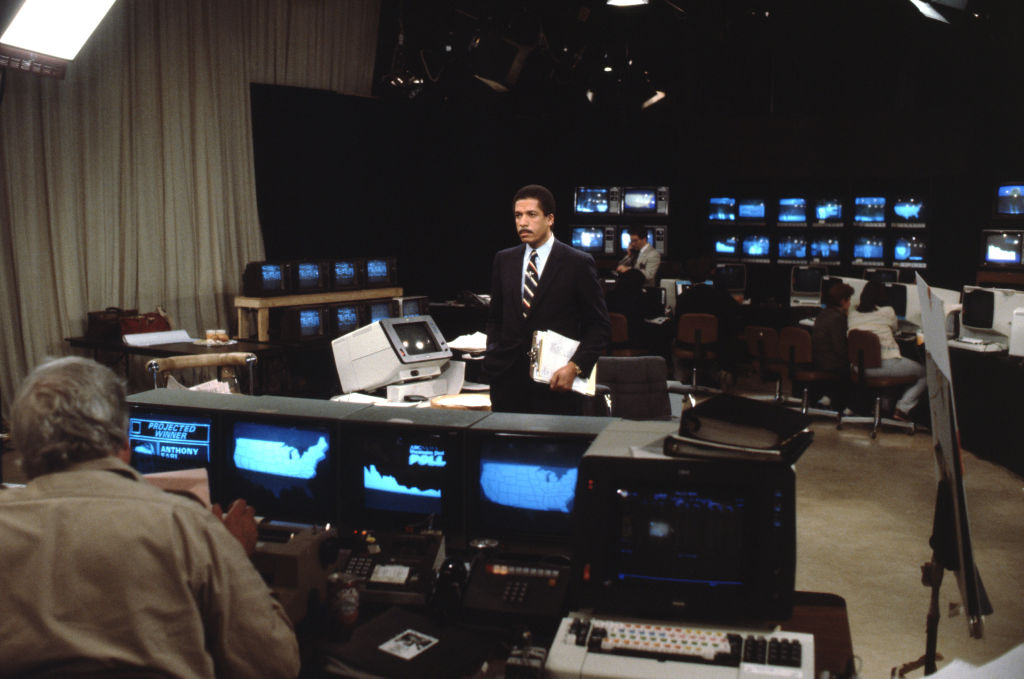 Max Robinson, 1982 Election Night Coverage