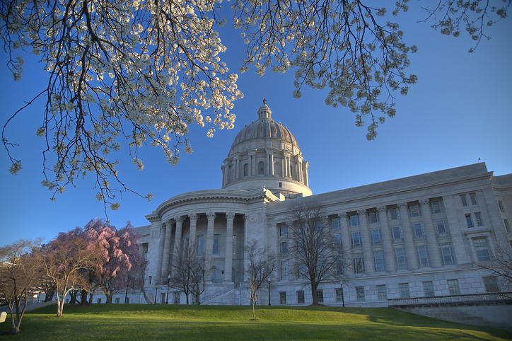 Missouri State Capitol Spring