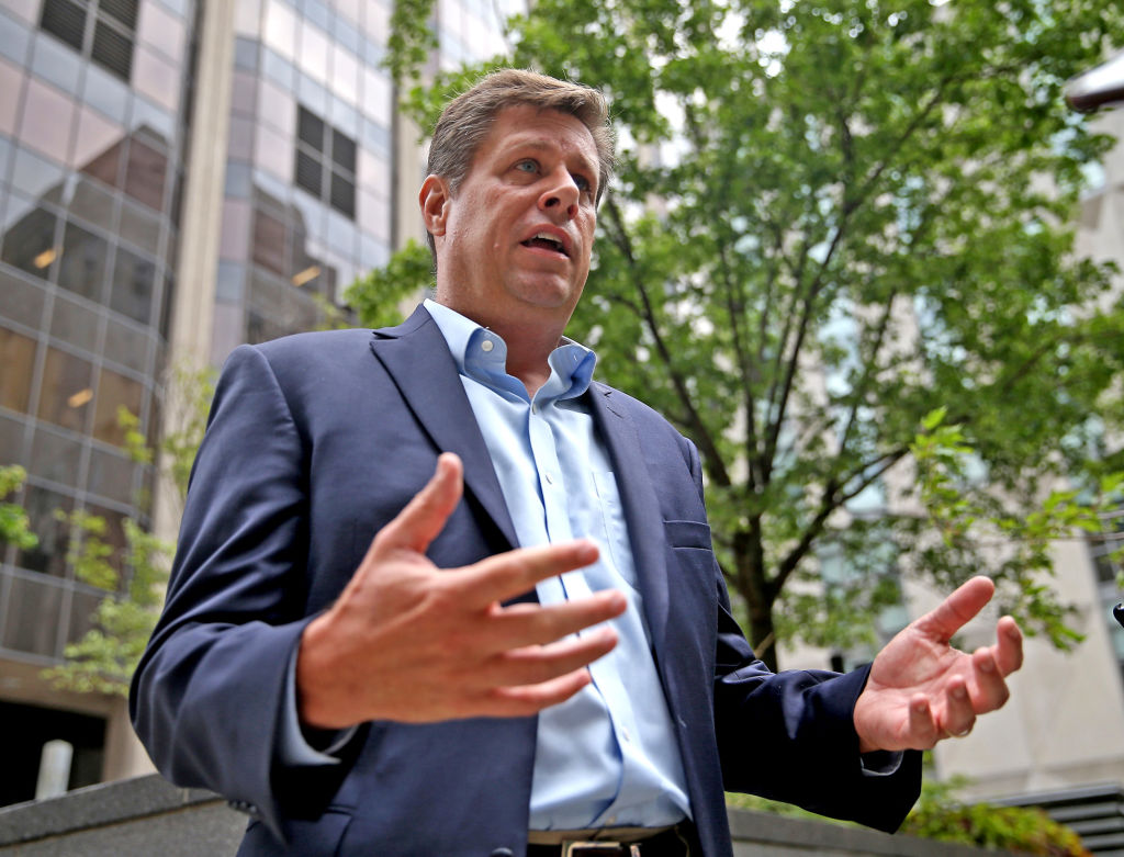 Gubernatorial candidate Geoff Diehl...