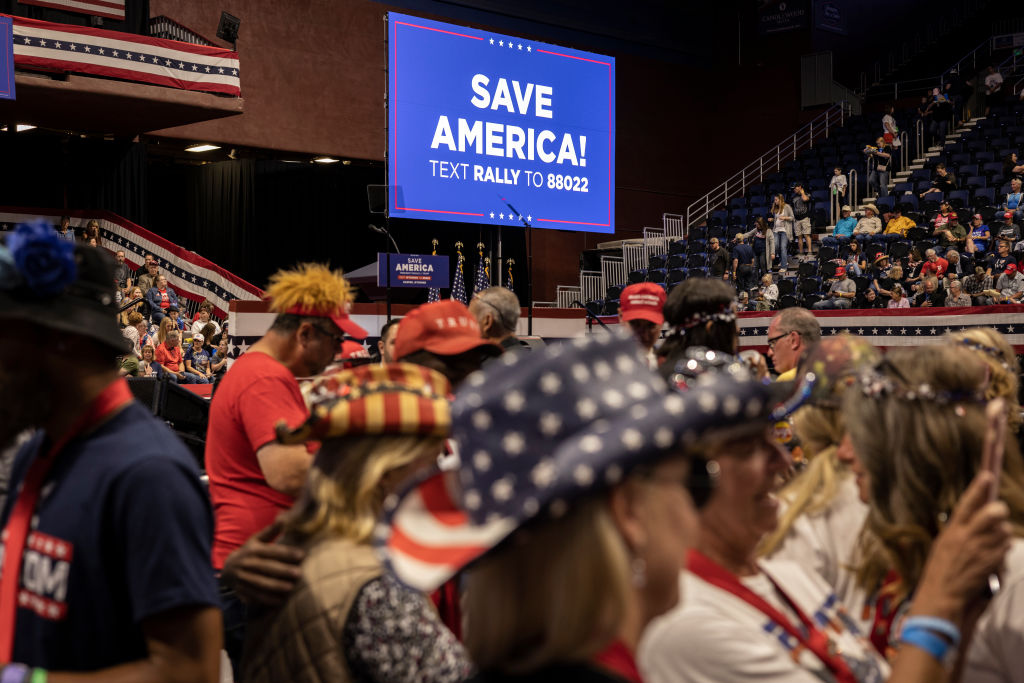 Former President Trump Rallies Supporters In Wyoming