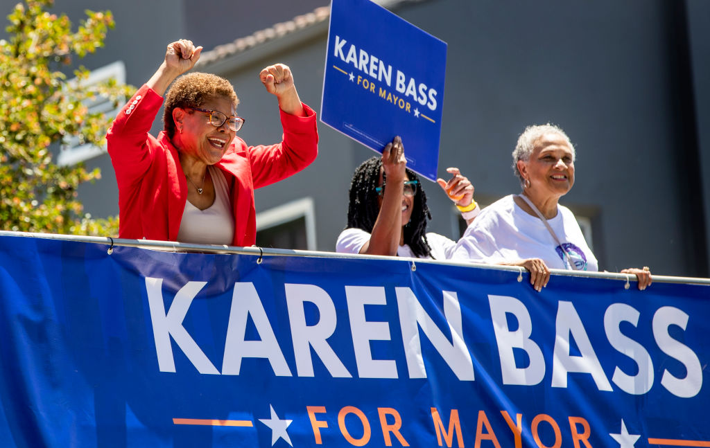 Rep. Karen Bass in Los Angeles, CA.