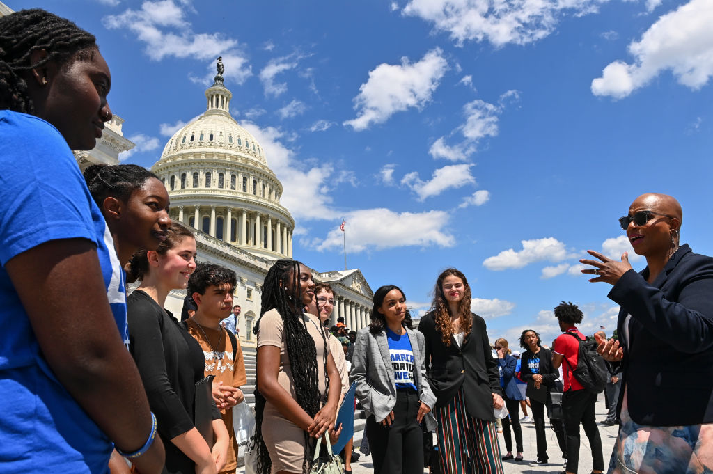 WASHINGTON, DC - JUNE 9: Zoe Touray, 18, of Oxford, Michigan, f